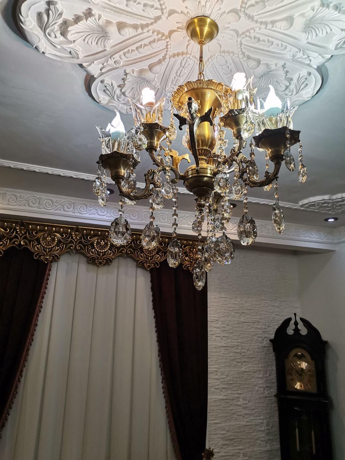 لوستر برنجی فرشته|لوستر و چراغ آویز|ارومیه, |دیوار