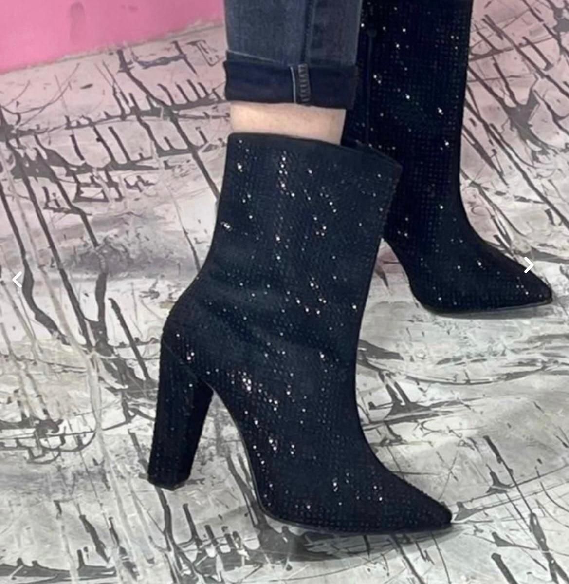 نیم بوت مجلسی تمام نگین نو سایز۳۸|کیف، کفش، کمربند|تبریز, |دیوار