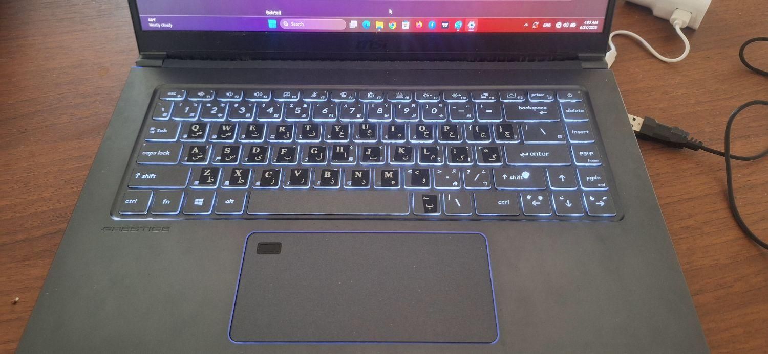 لپتاپ msi معاوضه با ps5|رایانه همراه|اهواز, کمپلو شمالی|دیوار