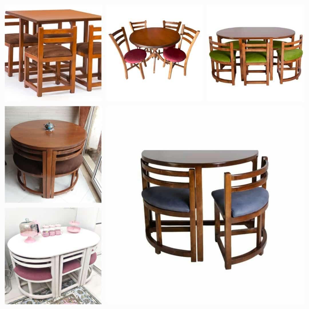 میز غذاخوری کم جا|میز و صندلی غذاخوری|محمدیه-قزوین, |دیوار