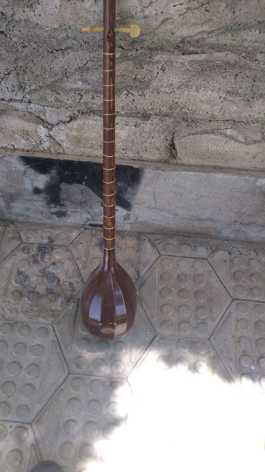 یک عدد چوب کاسه ای ستار|سازهای سنتی|قزوین, |دیوار