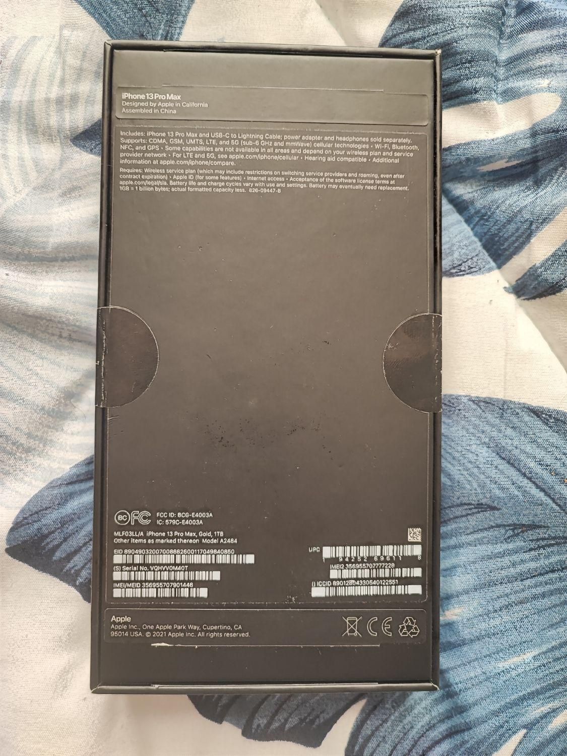 اپل iPhone 13 Pro Max ۱ ترابایت رجیستر نشده|موبایل|تهران, بلوار کشاورز|دیوار