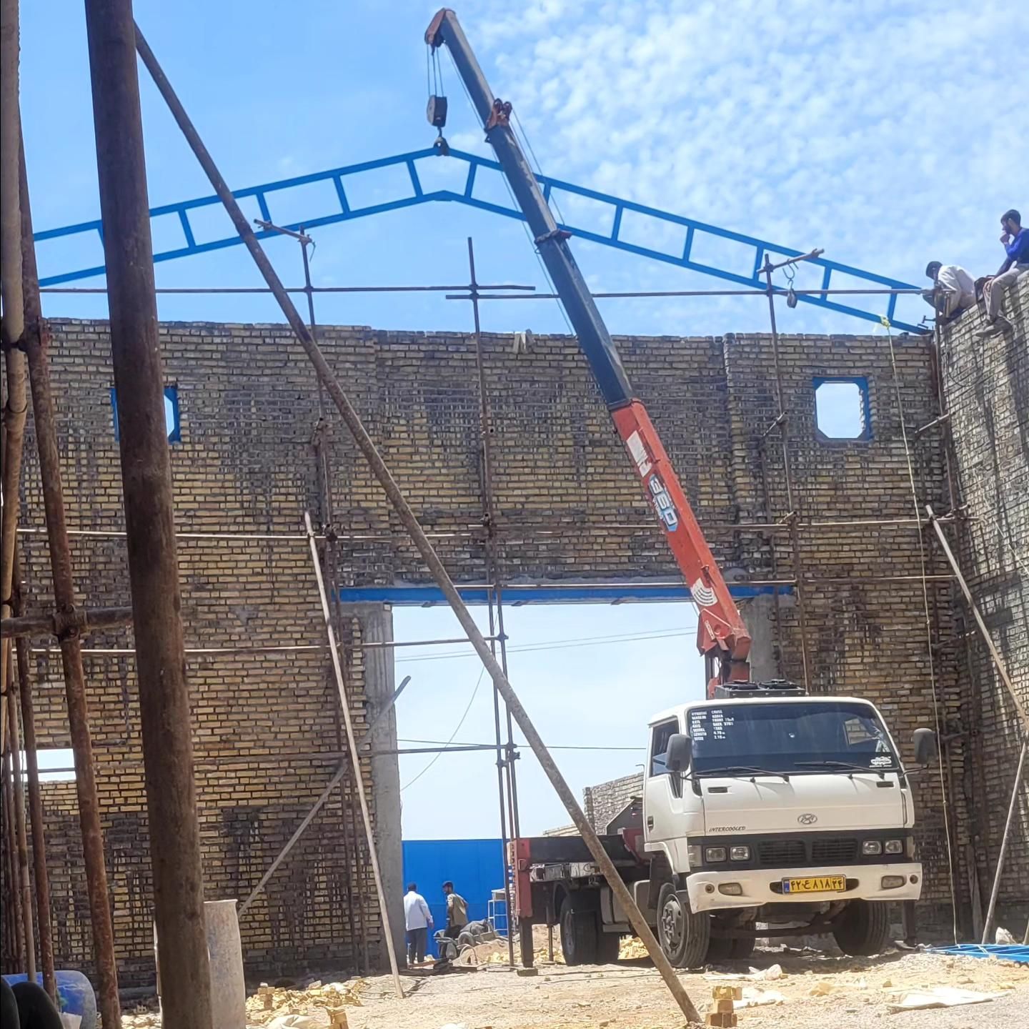 جرثقیل ۳ تن ۳ کشاب جهت اجاره|خدمات حمل و نقل|اهواز, کوی باهنر|دیوار