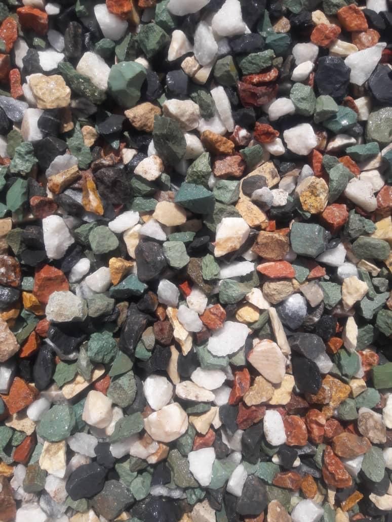 شن رنگی در اصفهان  سنگ ریزه رنگی سنگ کف باغ|مصالح و تجهیزات ساختمان|اصفهان, محمودآباد|دیوار