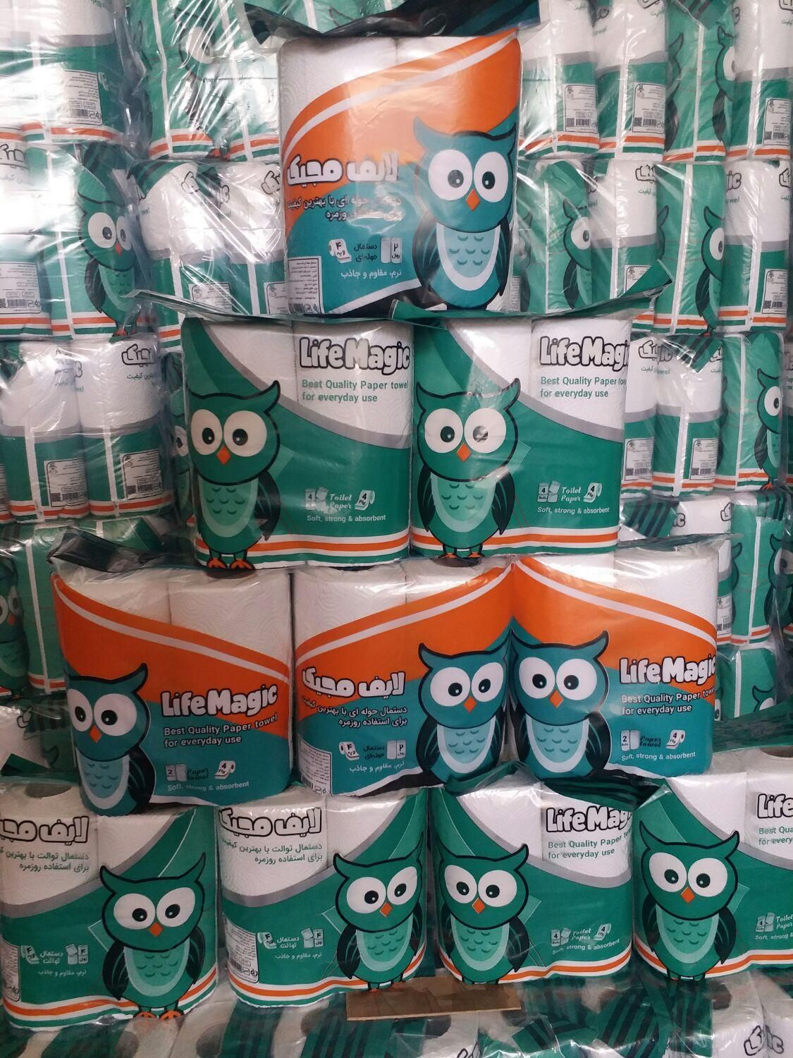 تولیدی و پخش دستمال کاغذی|مواد شوینده و دستمال کاغذی|اراک, |دیوار