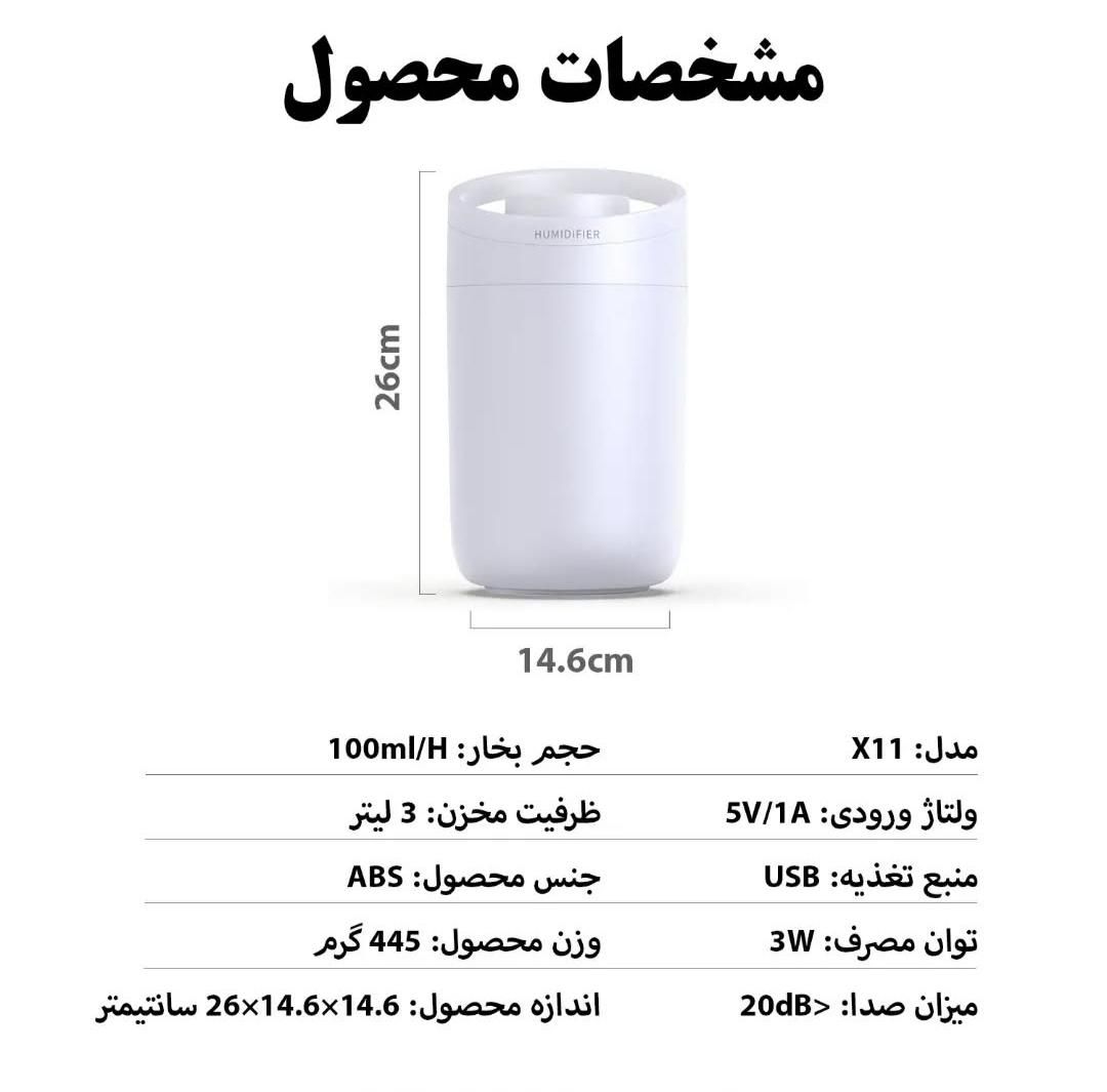 دستگاه بخار سرد استوانه ای سه لیتری|پنکه و تصفیه‌کنندهٔ هوا|اردکان, |دیوار