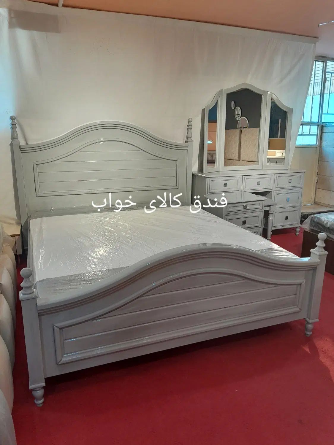 سرویس خواب بهار تخت 160 + دراور+پاتختی|تخت و سرویس خواب|مشهد, فرهنگ|دیوار