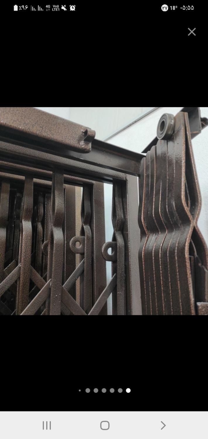 درب آکاردئونی ضدسرقت|خدمات پیشه و مهارت|رشت, منظریه|دیوار