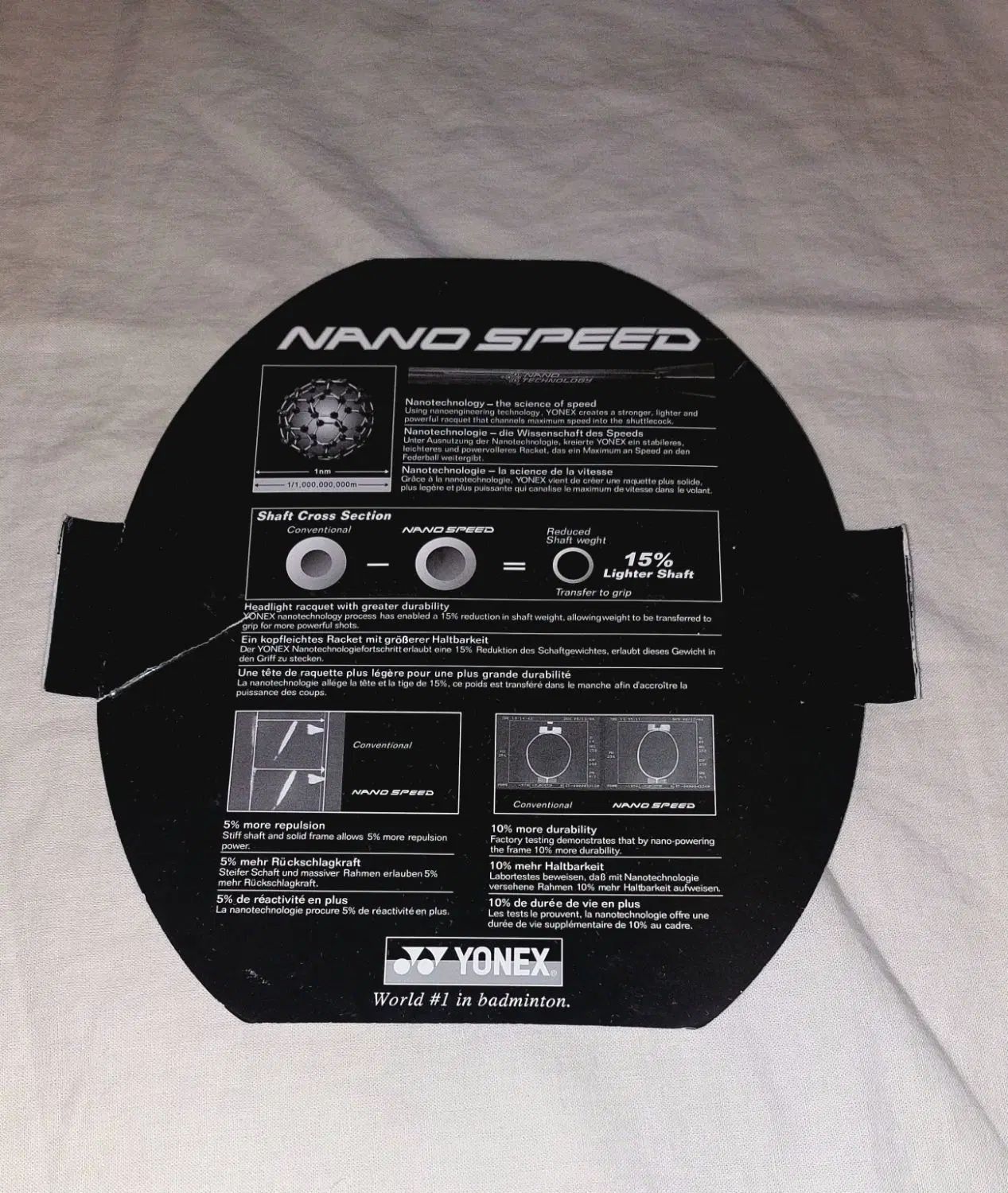 راکت بدمینتون یونکس Yonex NanoSpeed 9000 TypeX|تجهیزات ورزشی|تهران, صد دستگاه|دیوار