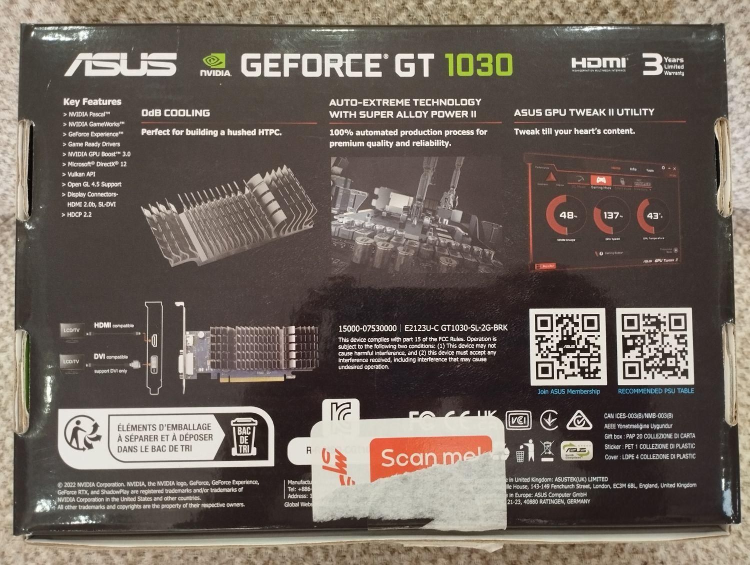 کارت گرافیک GT1030 ایسوس|قطعات و لوازم جانبی رایانه|قزوین, |دیوار