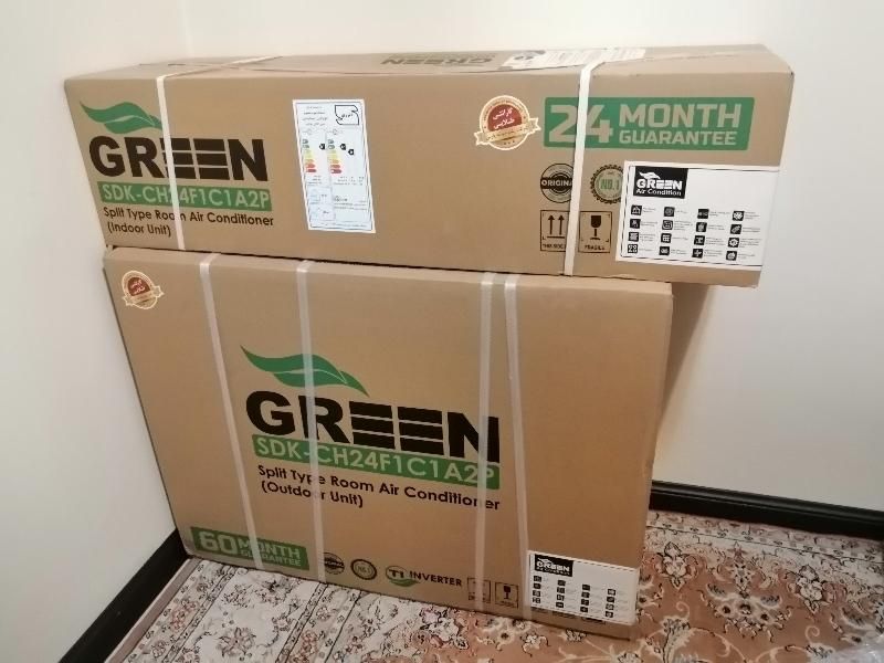 کولر گازی گرین 24000  اینورتر اصلی|کولر گازی و فن‌کوئل|تهران, فدک|دیوار