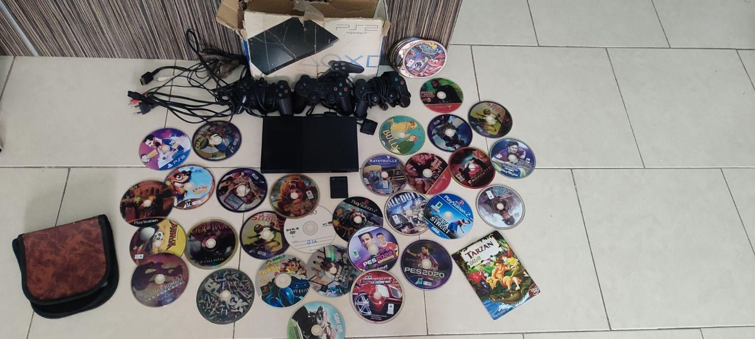 ps2سالم درحد نو|کنسول، بازی ویدئویی و آنلاین|رشت, گلباغ نماز|دیوار