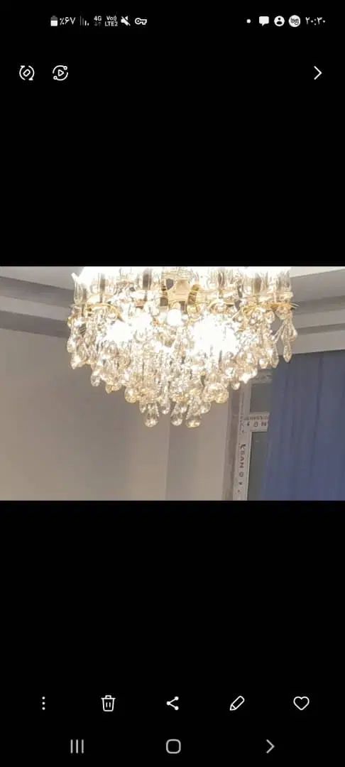 لوستر ۲عدد|لوستر و چراغ آویز|کرج, فاز ۴ مهرشهر|دیوار