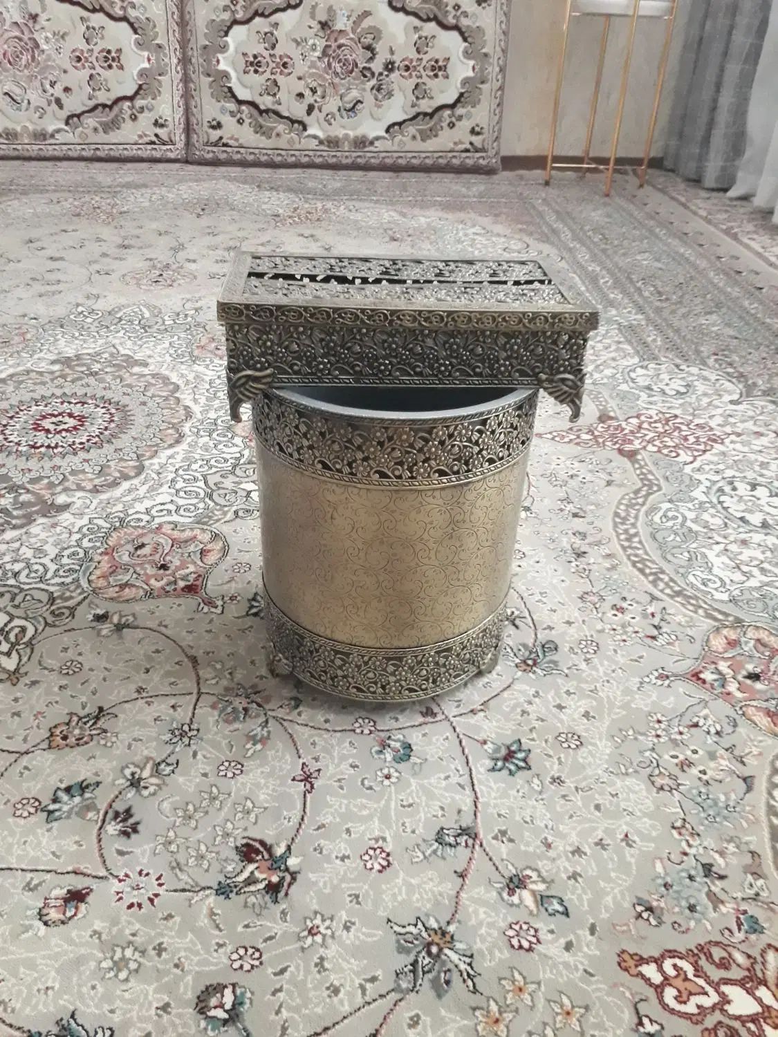 سطل اشغال همراه باجادستمال کاغذی|صنایع دستی و سایر لوازم تزئینی|کرمانشاه, |دیوار