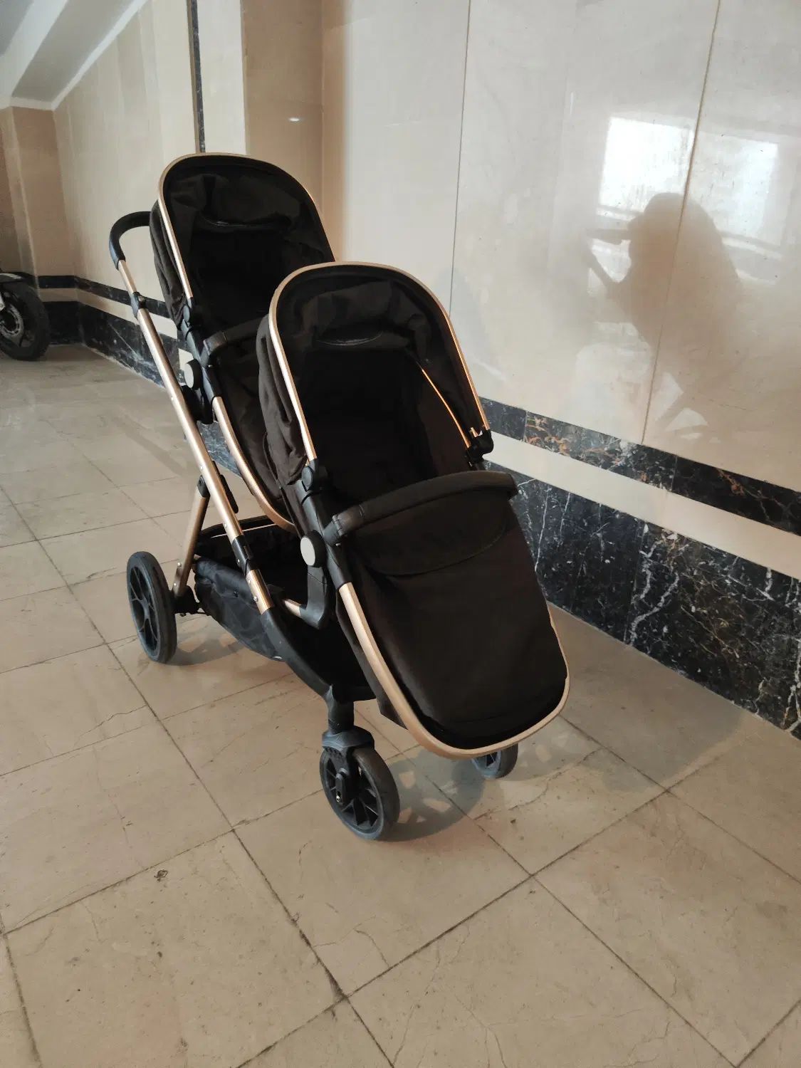 کالسکه دوقلو المانی ببکو(bebeko)|کالسکه و لوازم جانبی|تهران, قیطریه|دیوار