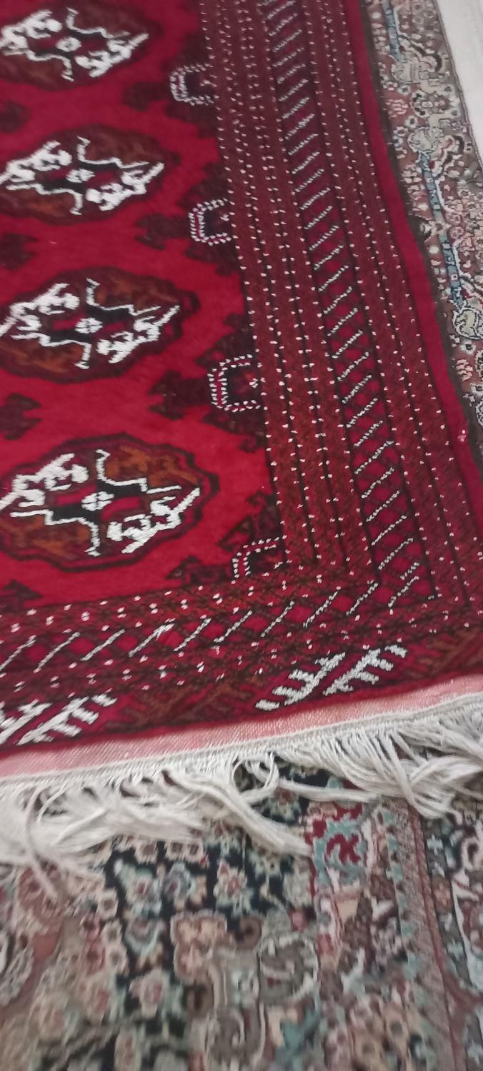 قالیچه ترکمن دست بافت دستباف|فرش|مشهد, حجاب|دیوار