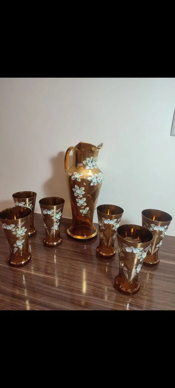 چک کریستال اصل قدیمی|صنایع دستی و سایر لوازم تزئینی|اصفهان, بهارستان|دیوار