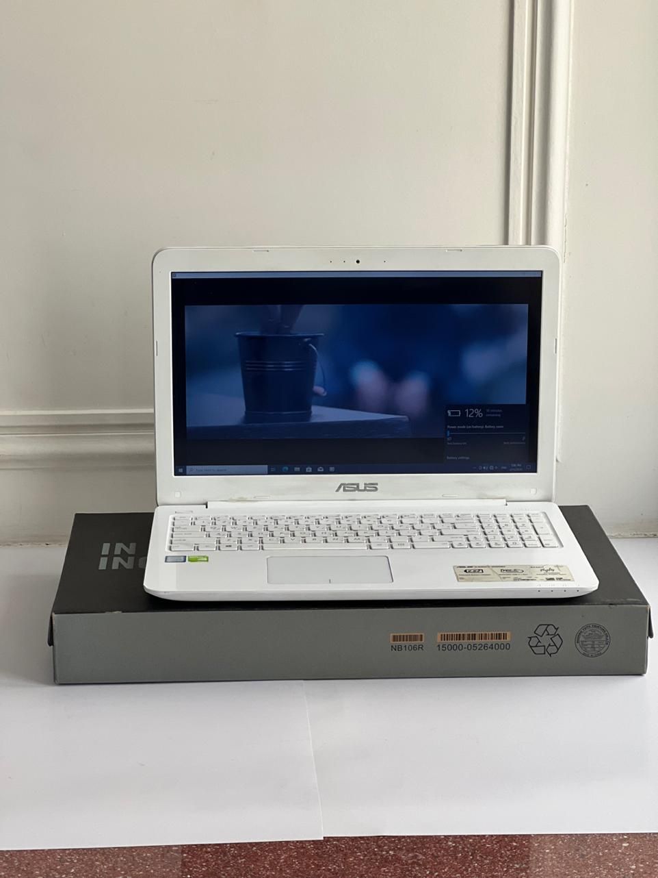 لپ تاپ سفید Asus مدل K556U i7 با جعبه و کارتن|رایانه همراه|تهران, میدان ولیعصر|دیوار