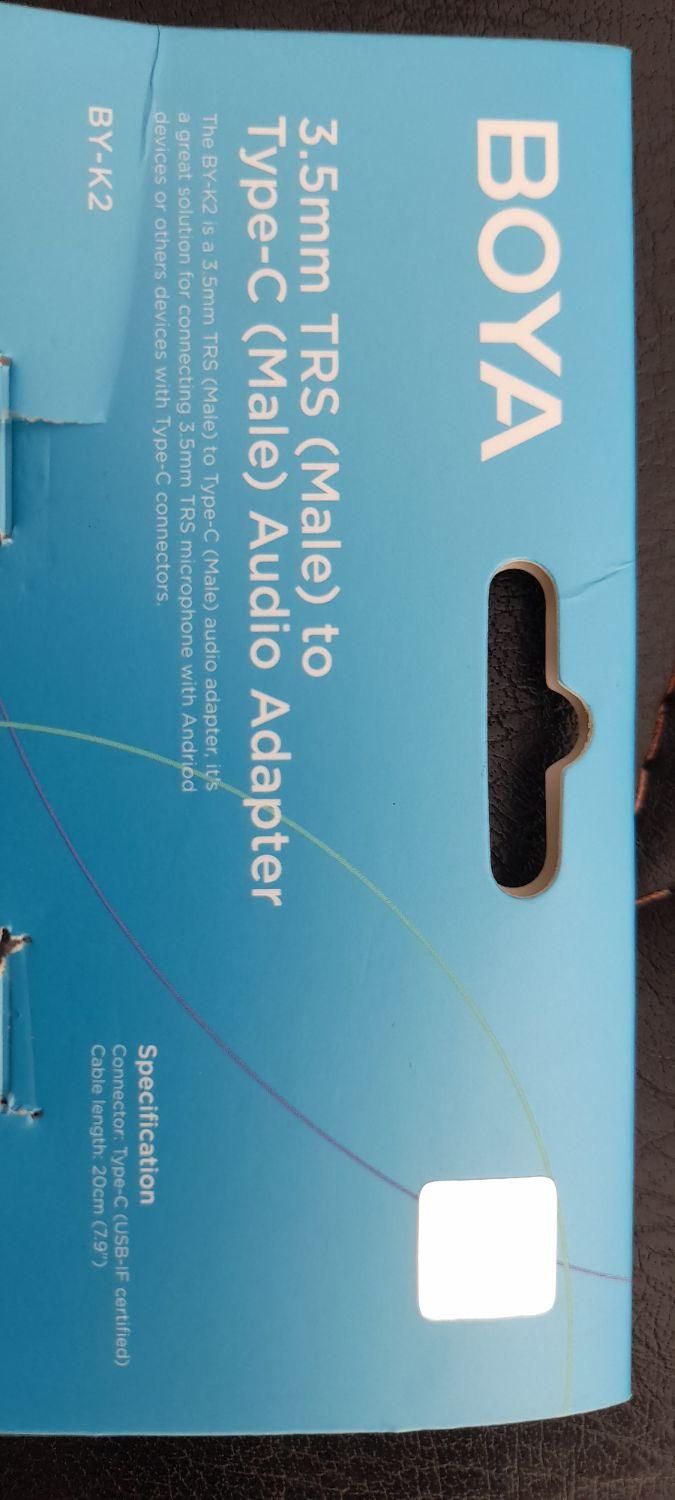 کابل اتصال Boya k2 ( اتصال Type-C به میکروفون )|لوازم جانبی موبایل و تبلت|اصفهان, عطار نیشابوری|دیوار