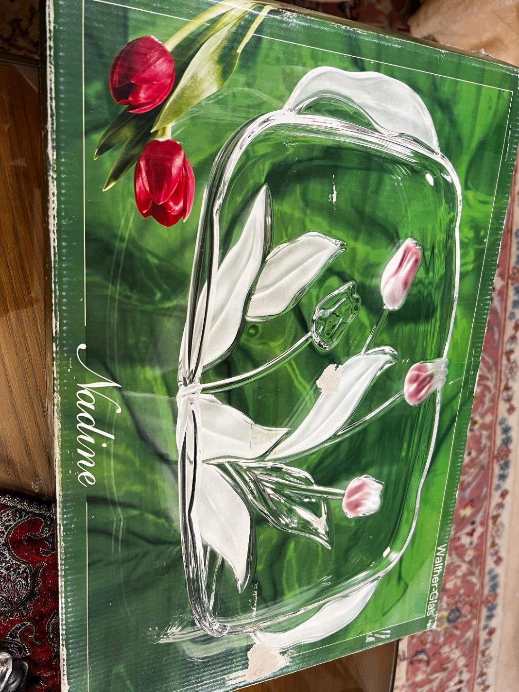 ظرف شیرینی خوری کریستال و میوه خوری walterآلمان|ظروف سرو و پذیرایی|تهران, قیطریه|دیوار