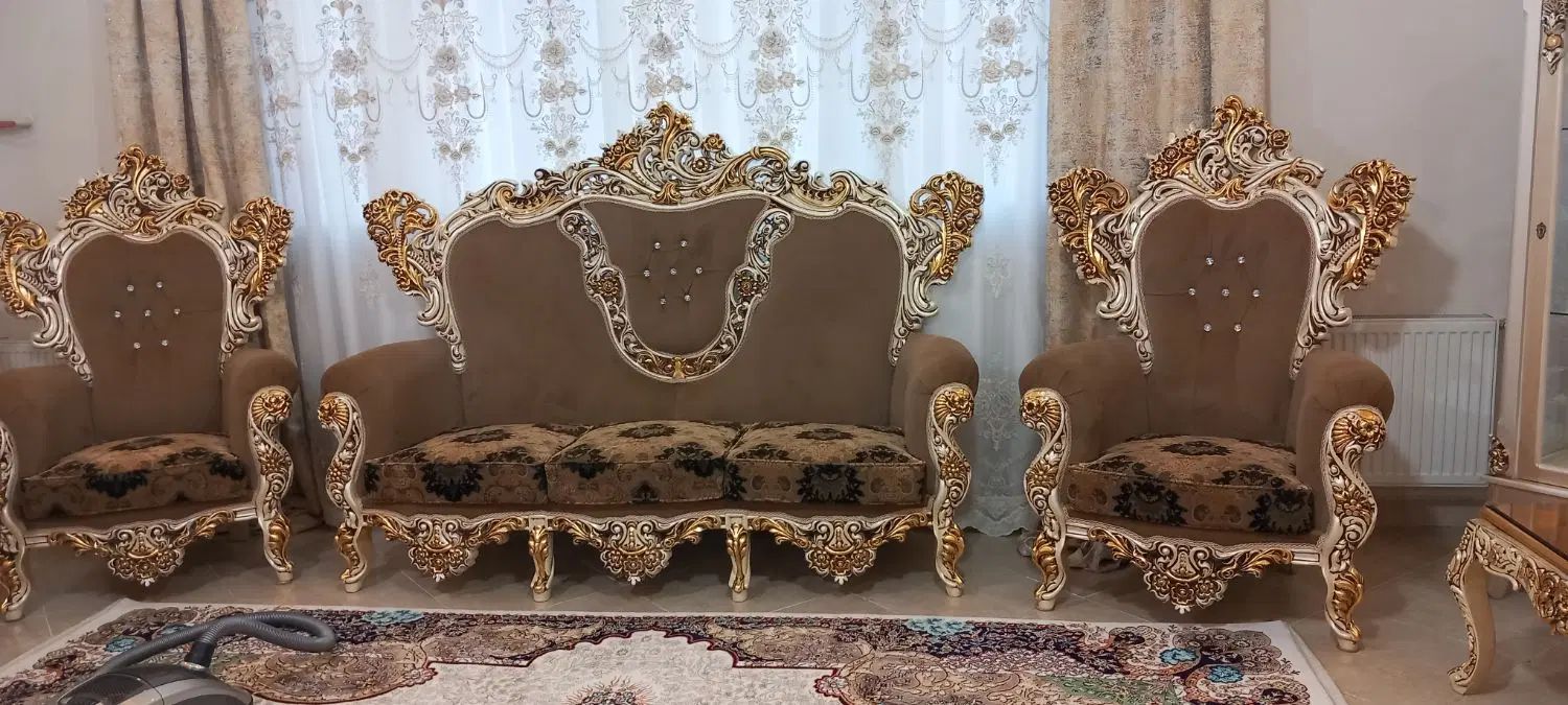 یک دست مبلمان کامل|مبلمان خانگی و میز عسلی|کرج, شهرک یاس جنوبی|دیوار
