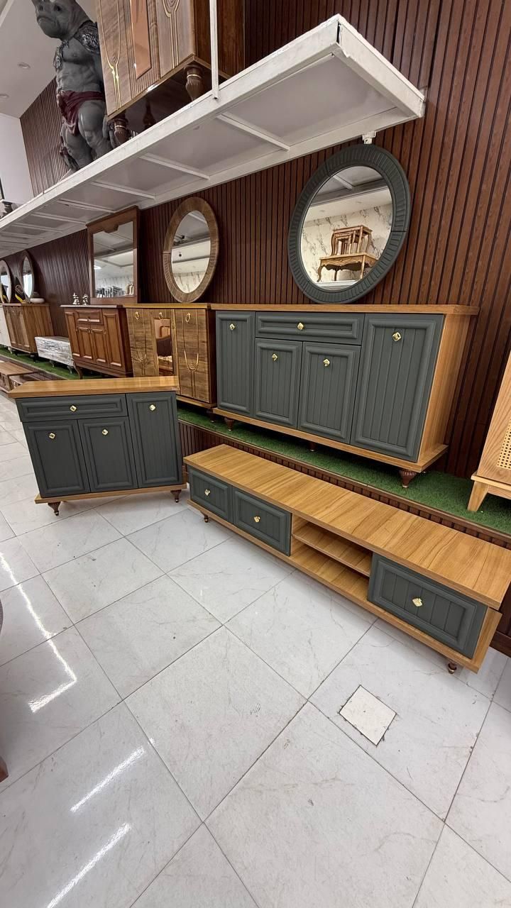 ست پذیرایی میزتلوزیون کنسول جاکفشی ژینو|بوفه، ویترین، کنسول|مشهد, سیسآباد|دیوار