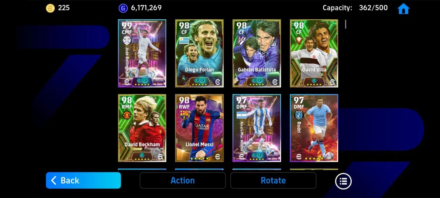 اکانت efootball پیس پی اس بکهام فورلان بلینگهام و.|کنسول، بازی ویدئویی و آنلاین|تهران, دریا|دیوار