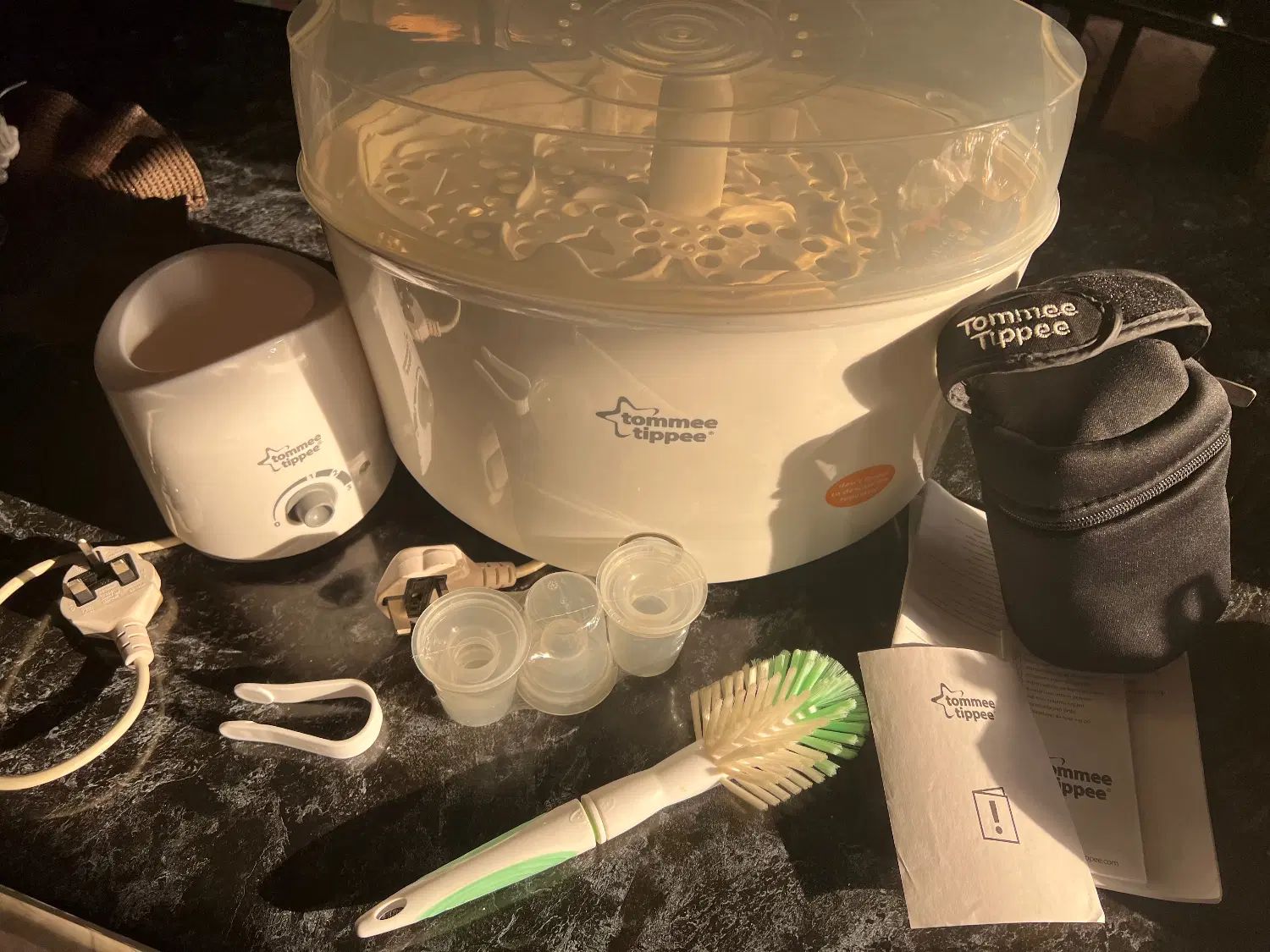 ست کامل استریل شیشه شیر وپستانک وگرم کن شیشه شیر|اسباب و اثاث بچه|تهران, باغ فیض|دیوار