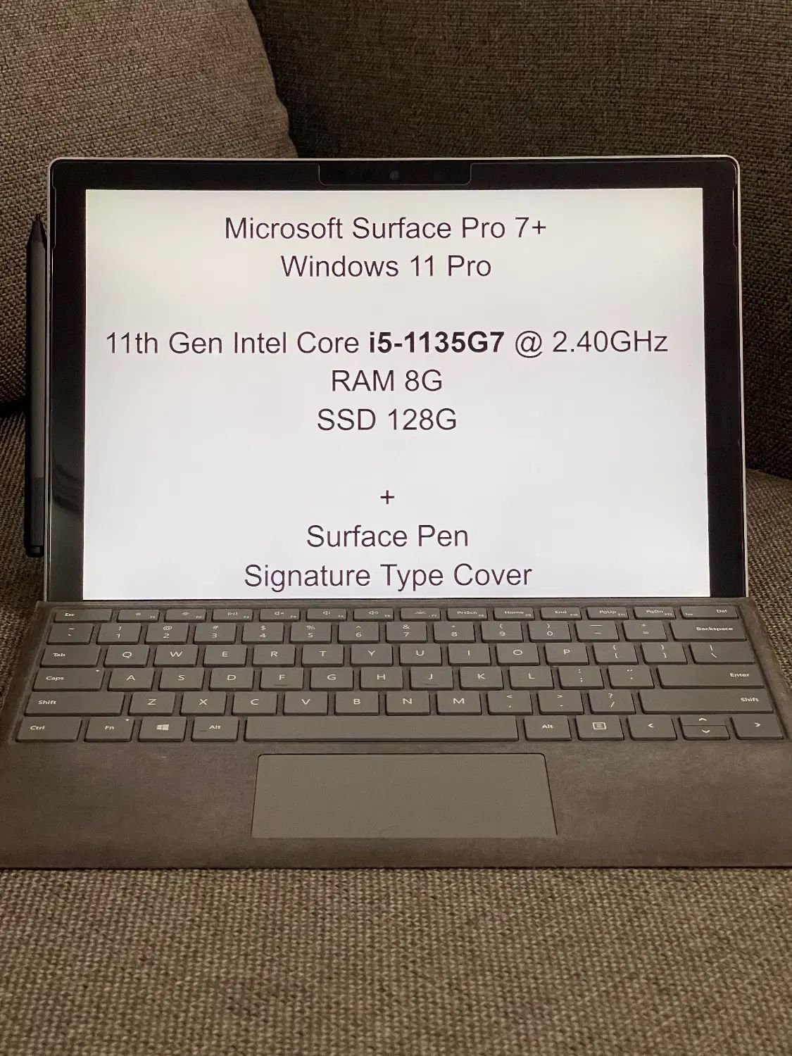 microsoft surface pro 7+plus سرفیس پرو ۷ پلاس|رایانه همراه|تهران, آشتیانی|دیوار