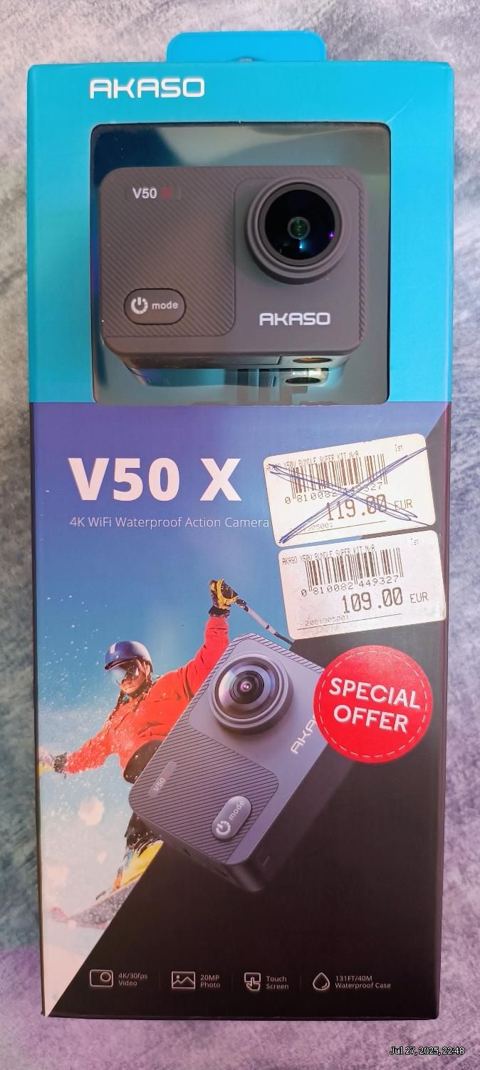 اکشن کمرا گوپرو برند akaso v50|دوربین عکاسی و فیلم‌برداری|تهران, ظفر|دیوار
