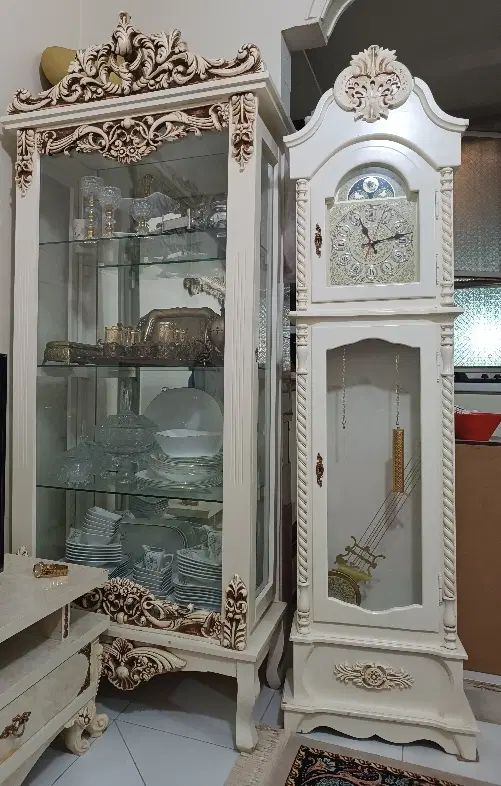 آینه کنسول ساعت ایستاده  بوفه جا کفشی کمد لباس|جاکفشی، کمد، دراور|کرج, شاهین‌ویلا|دیوار