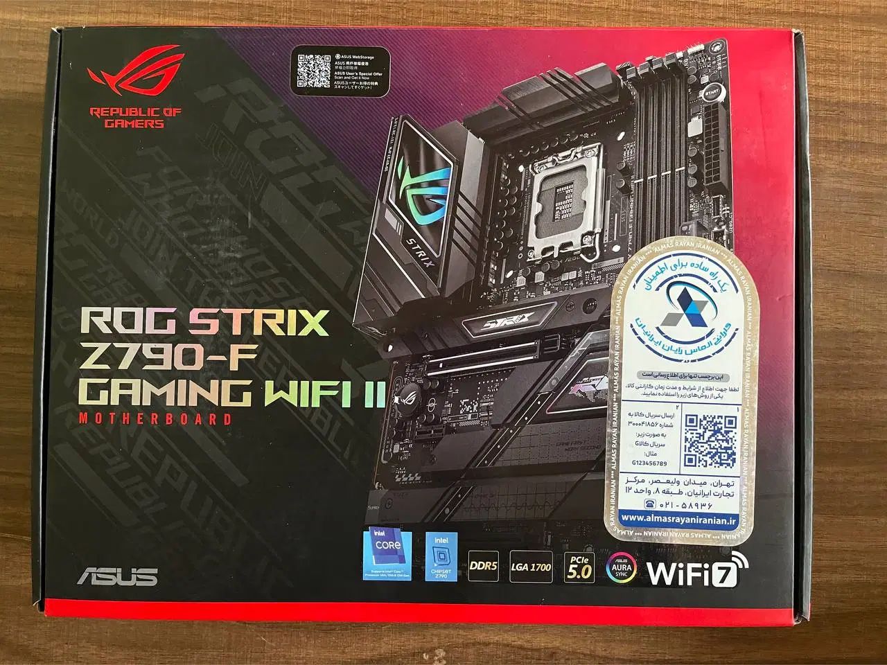ASUS ROG STRIX Z790-F GAMING WIFI II|قطعات و لوازم جانبی رایانه|تهران, مسعودیه|دیوار