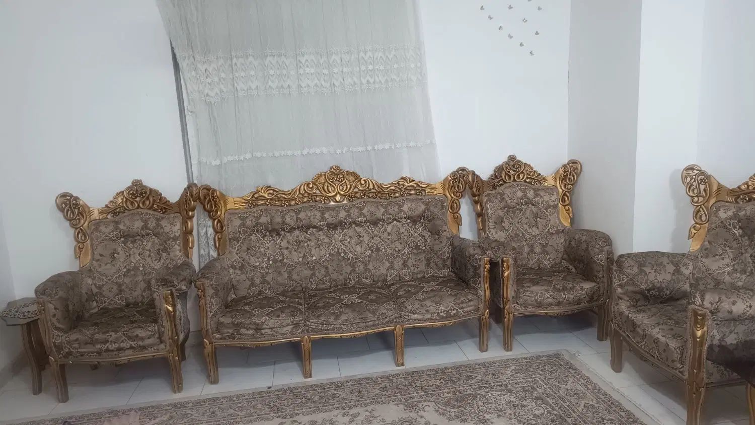 مبل سلطنتی 9 نفره|مبلمان خانگی و میز عسلی|تهران, ورزشگاه آزادی|دیوار