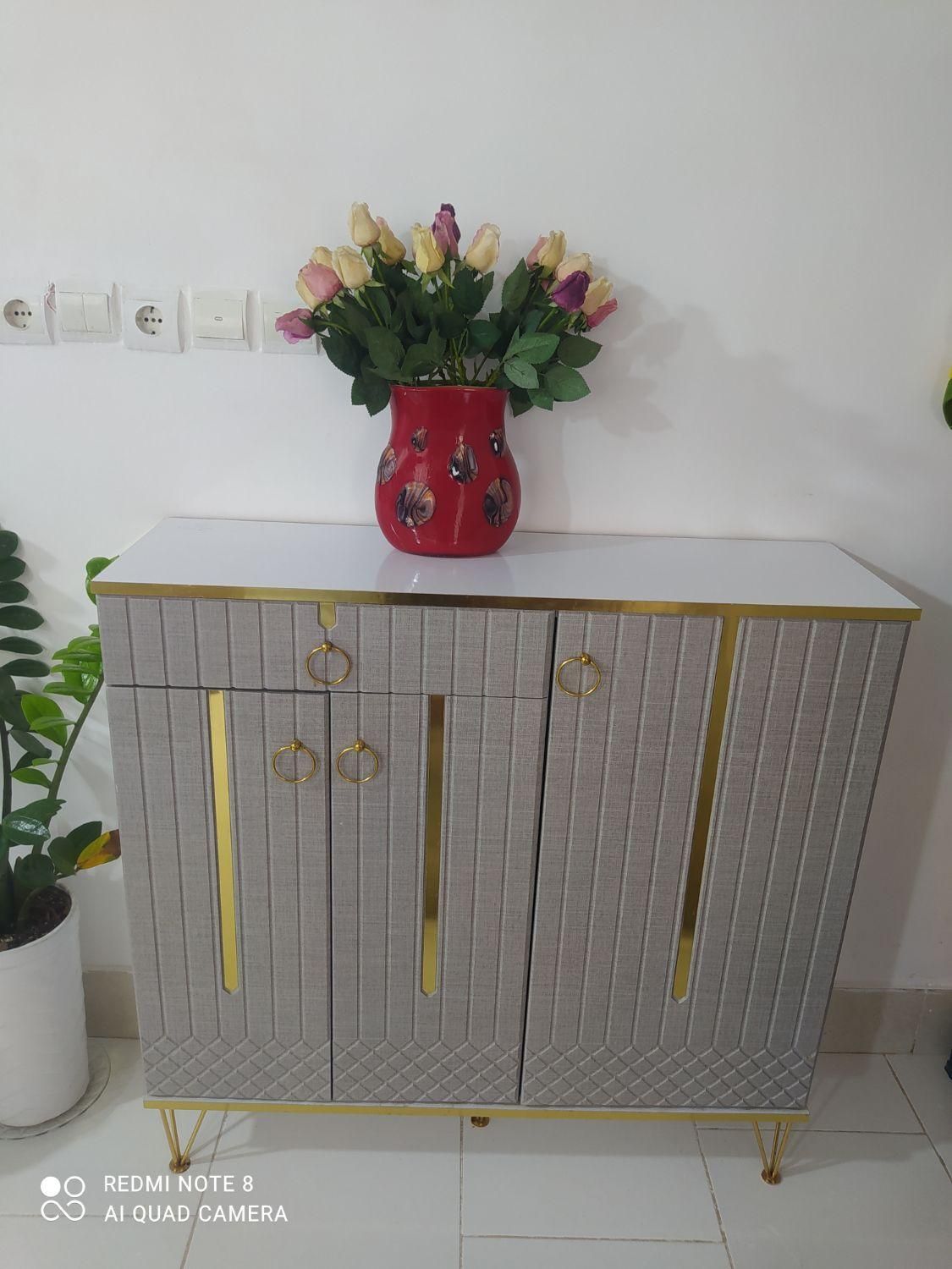 آینه کنسول و میز تلویزیون و جا کفشی ست|بوفه، ویترین، کنسول|گنبد کاووس, |دیوار