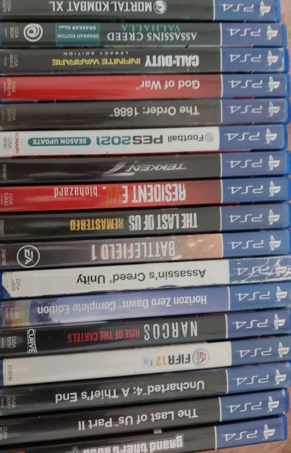 ۱۹ عدد بازی ‌ps4|کنسول، بازی ویدئویی و آنلاین|رشت, دیانتی|دیوار