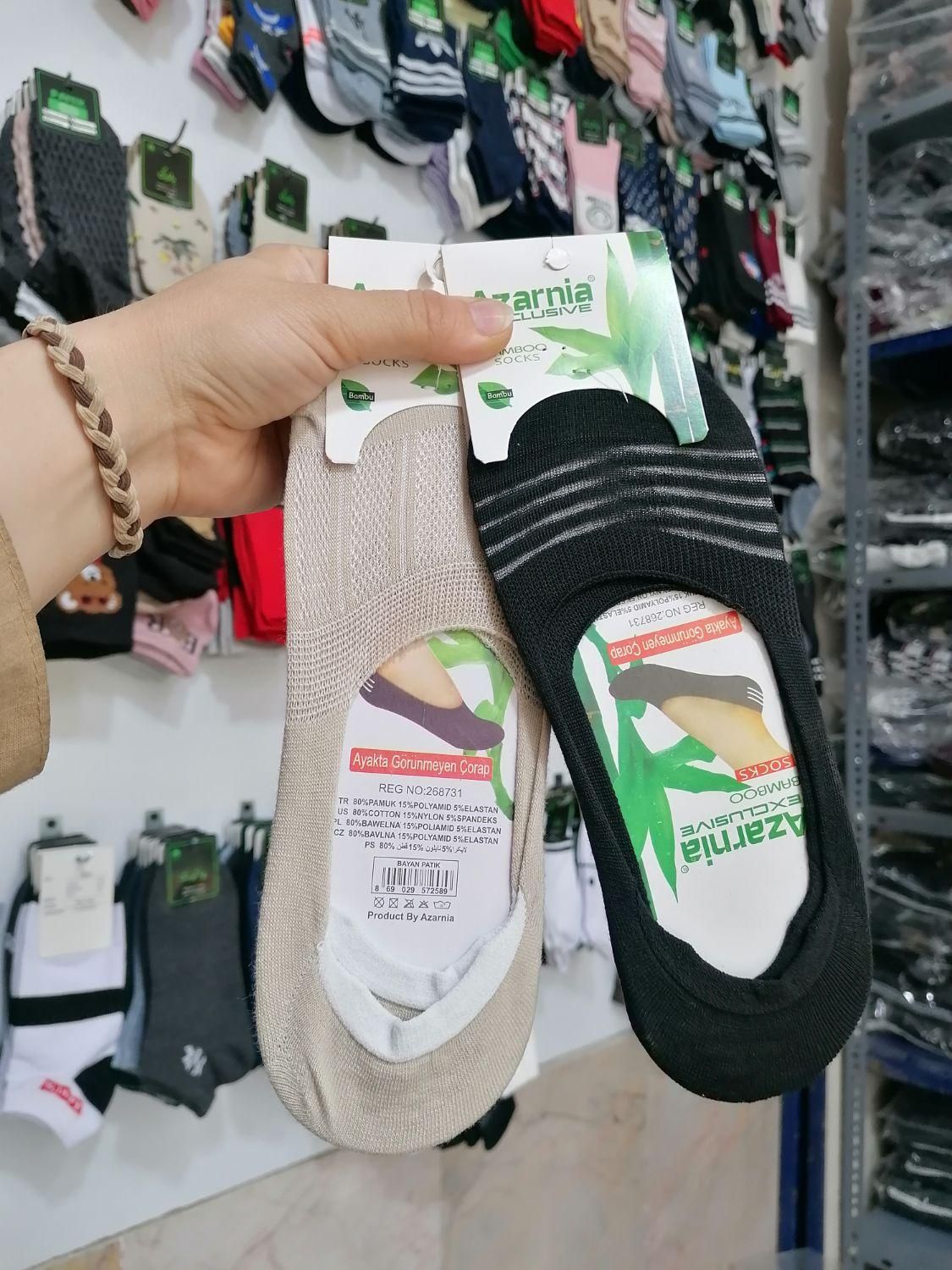 جوراب کالجی پشت ژله ای روی کار توری فری سایز|لباس|مشهد, سرافرازان|دیوار