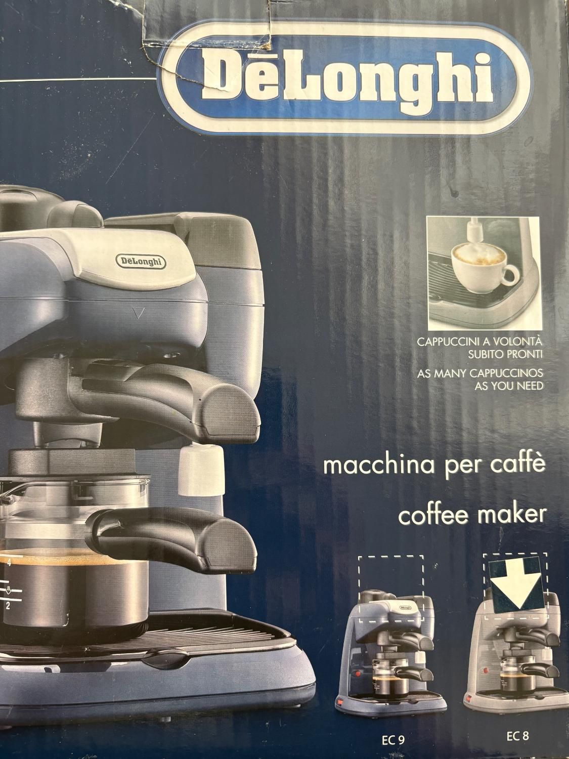 اسپرسوساز دلونگی مدل EC8|سماور، چایساز، قهوهساز|اصفهان, نقش جهان|دیوار