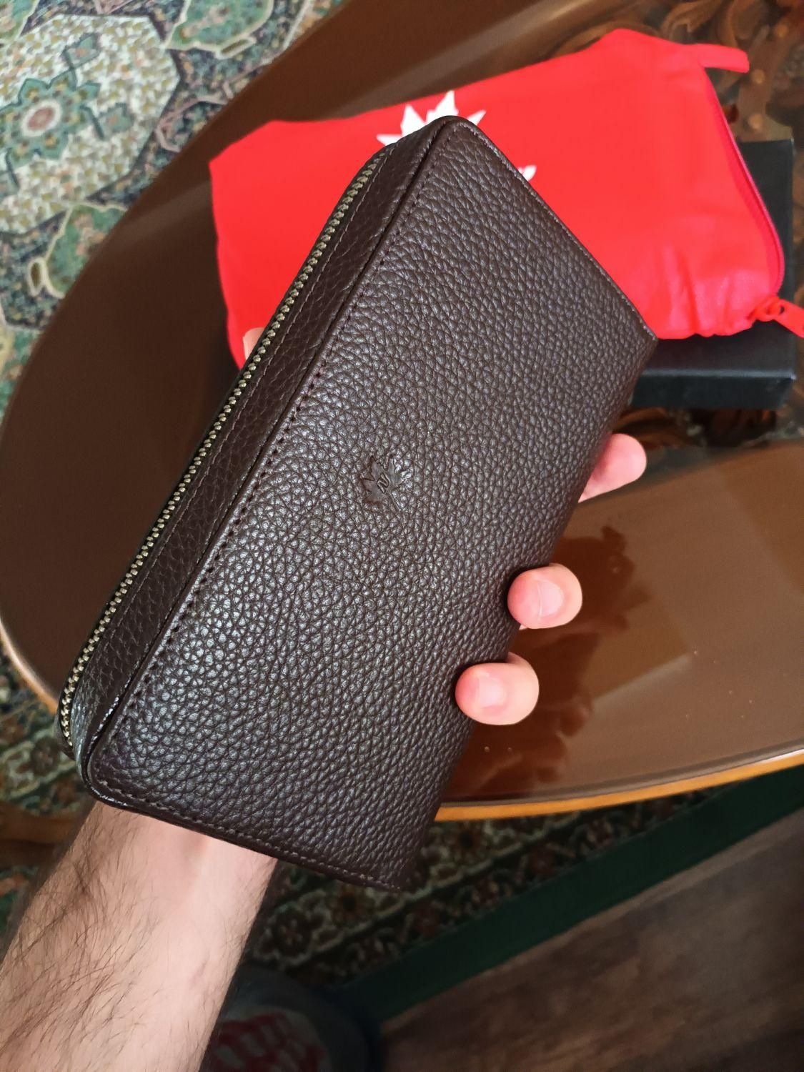 کیف پول چرم زنانه نوین چرم|کیف، کفش، کمربند|قزوین, |دیوار