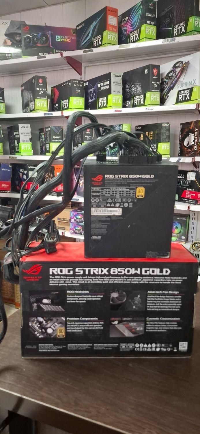 پاور 850 وات ایسوس ASUS Rog Strix 850W Gaming|قطعات و لوازم جانبی رایانه|تهران, آذربایجان|دیوار