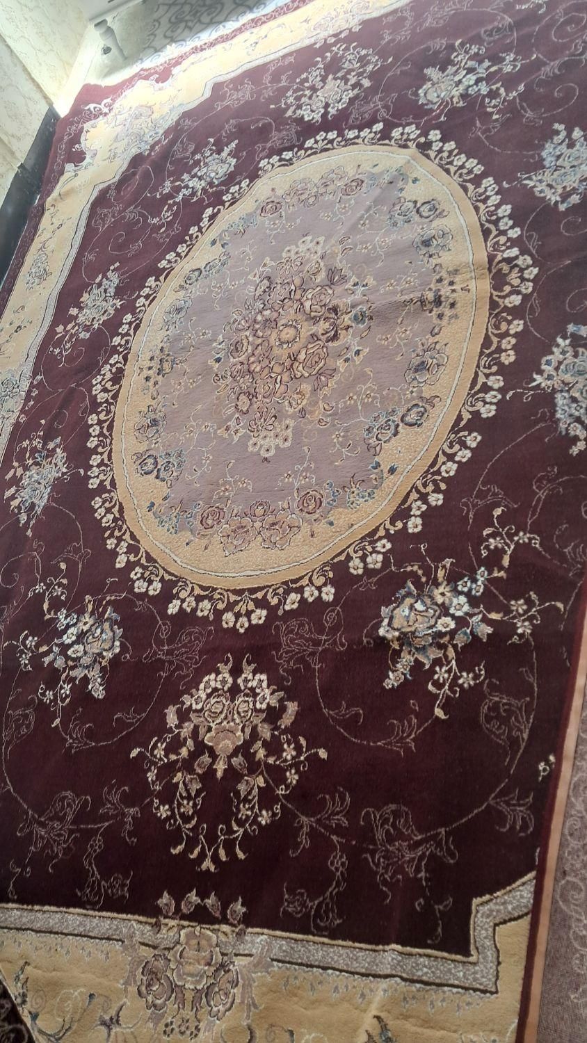 فرش ۱۲متری|فرش|ابریشم, |دیوار