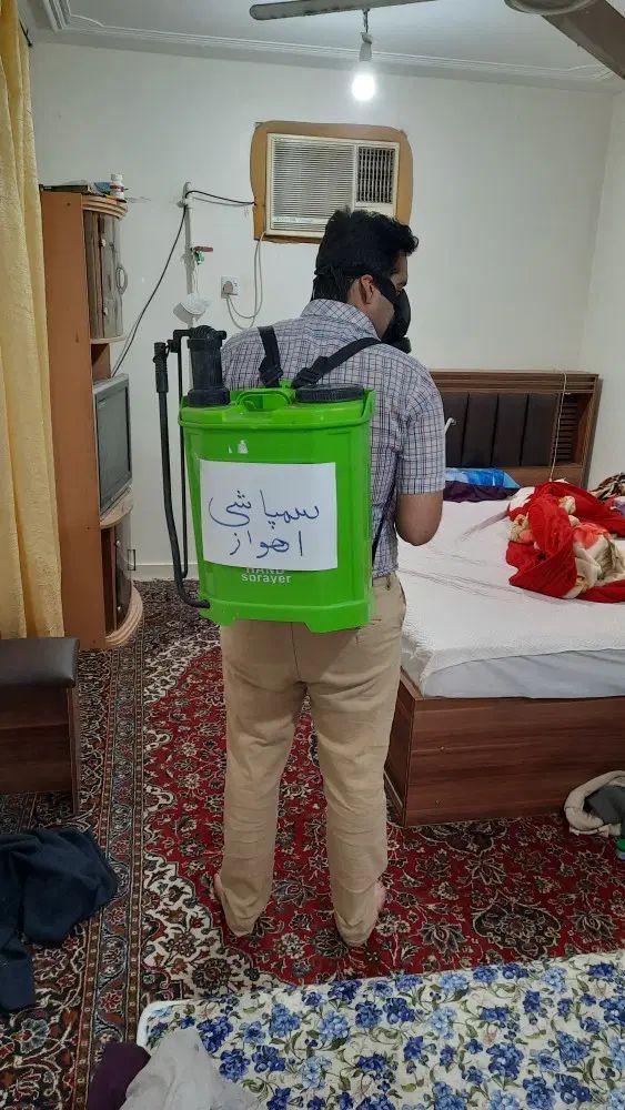 سمپاشی ومبارزه باحشرات موریانه ساس سوسک موش مار|خدمات نظافت|اهواز, زیتون کارمندی|دیوار