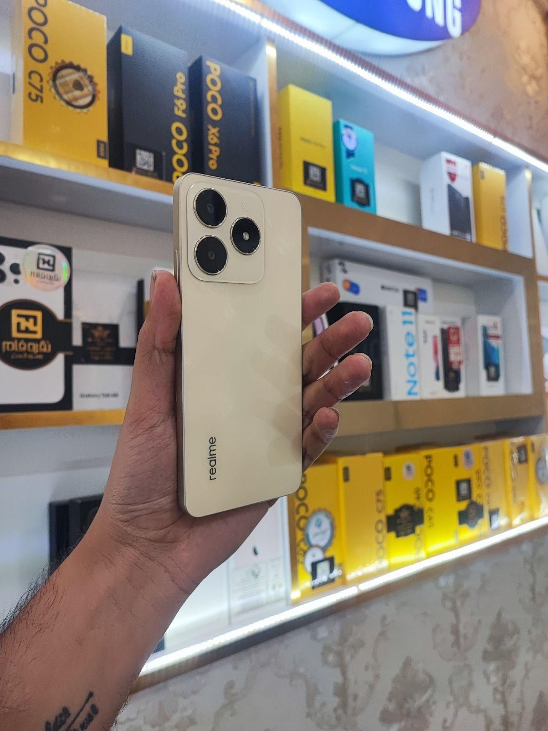 ریلمی C61 با حافظهٔ ۱۲۸ گیگابایت|موبایل|مشهد, سید رضی|دیوار