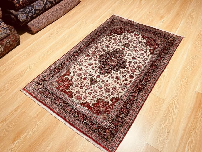 فرش تمام ابریشم لچک ترنج قم|فرش|تهران, سلسبیل جنوبی|دیوار