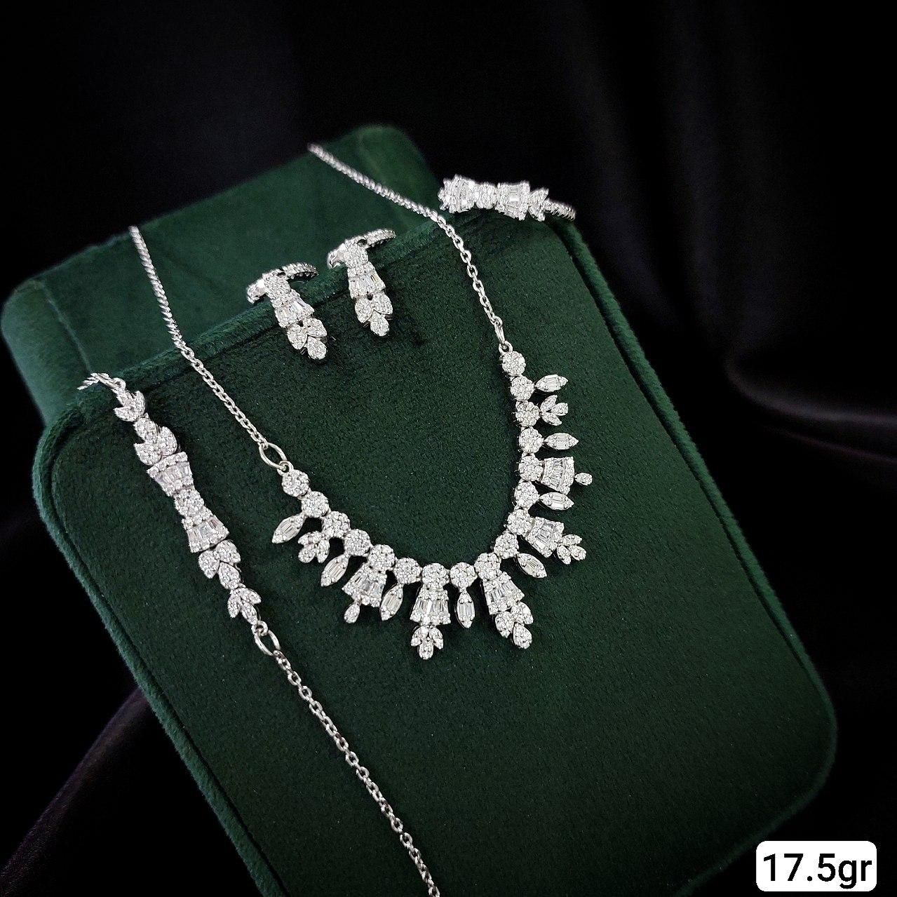 سرویس کامل امرالدکات silver نقره آب طلابدون حساسیت|بدلیجات|تبریز, |دیوار