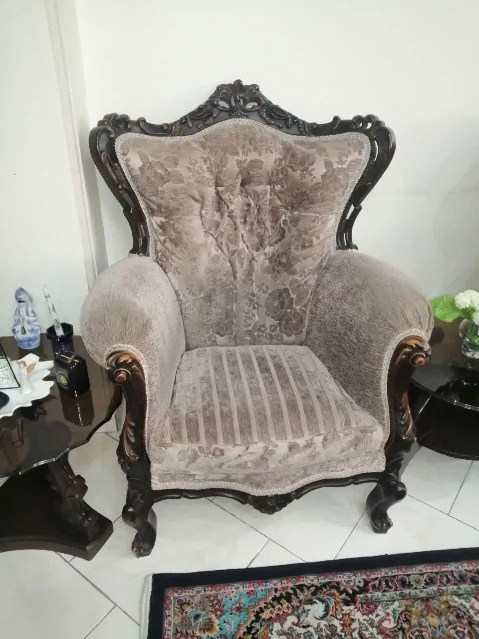 مبل و ناهار خوری استیل کلاسیک|مبلمان خانگی و میز عسلی|کرج, فاز ۴ مهرشهر|دیوار