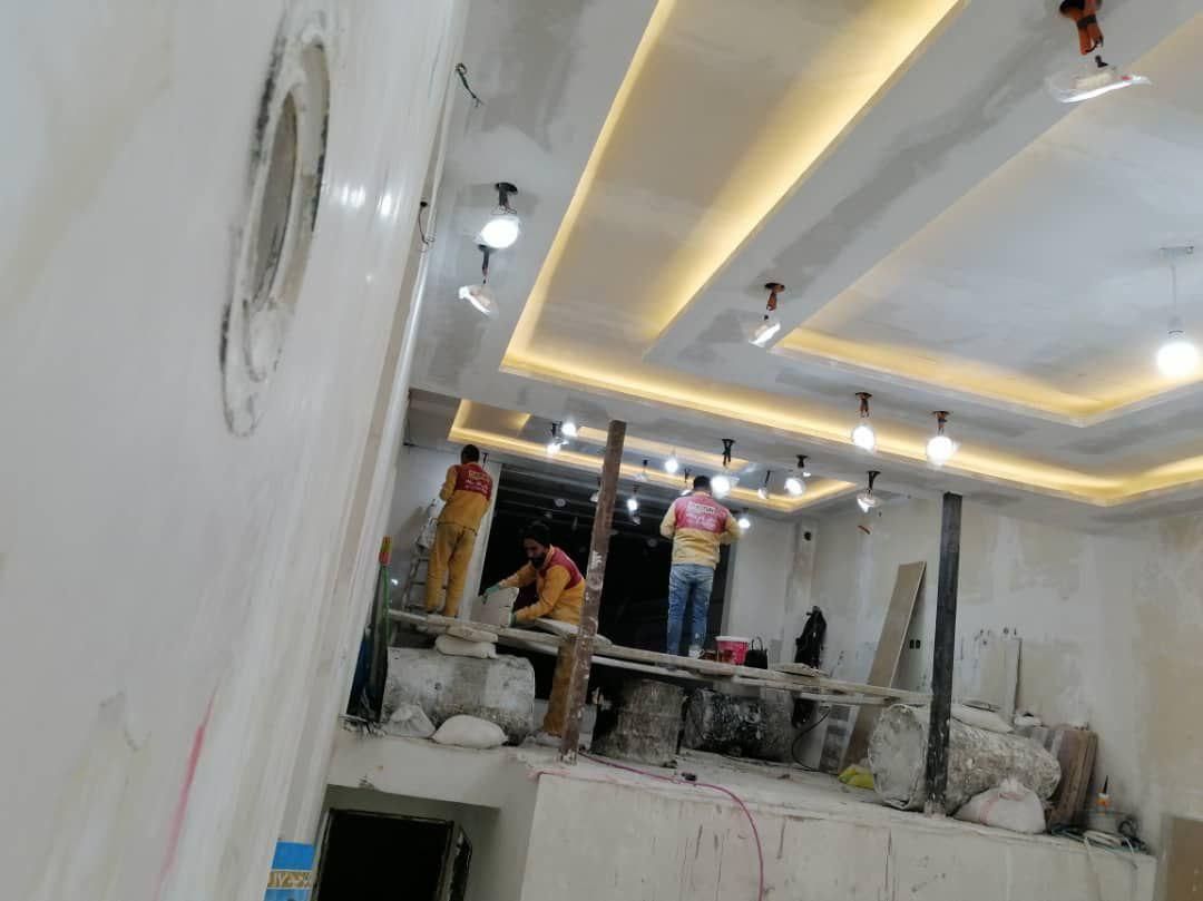 نقاشی ساختمان/نقاش کناف/نقاشی پارکینگ راپله سوله|خدمات پیشه و مهارت|کرمانشاه, |دیوار