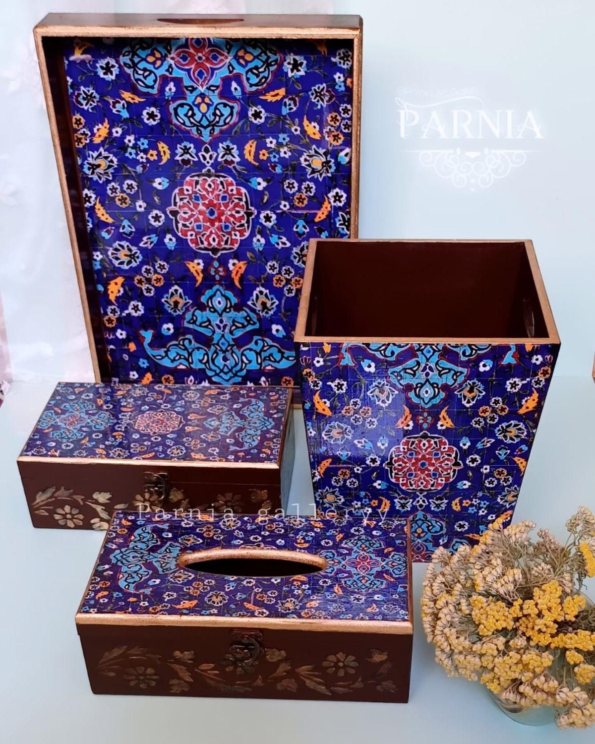 سطل و دستمال چوبی|ظروف سرو و پذیرایی|خرمآباد, |دیوار