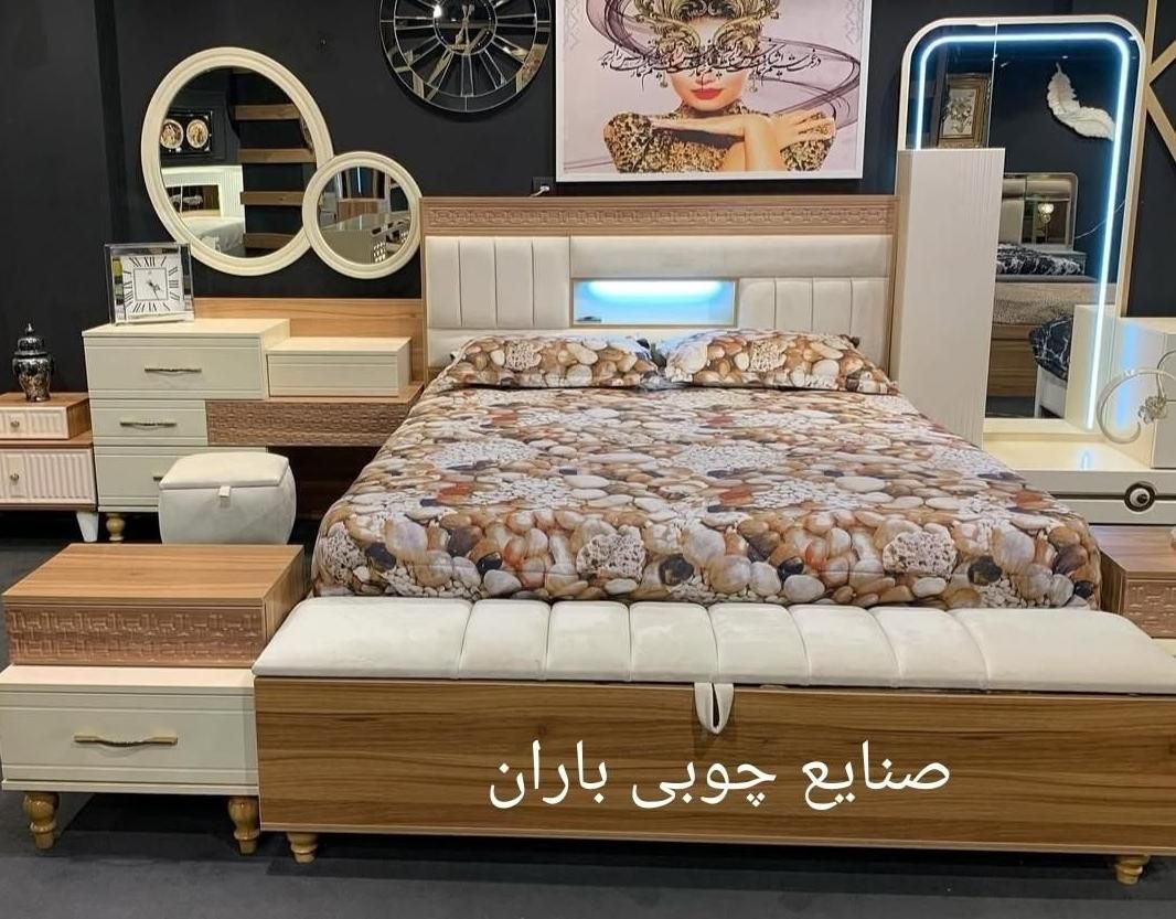 سرویس خواب وتخت جانان|تخت و سرویس خواب|قم, امامزاده ابراهیم|دیوار