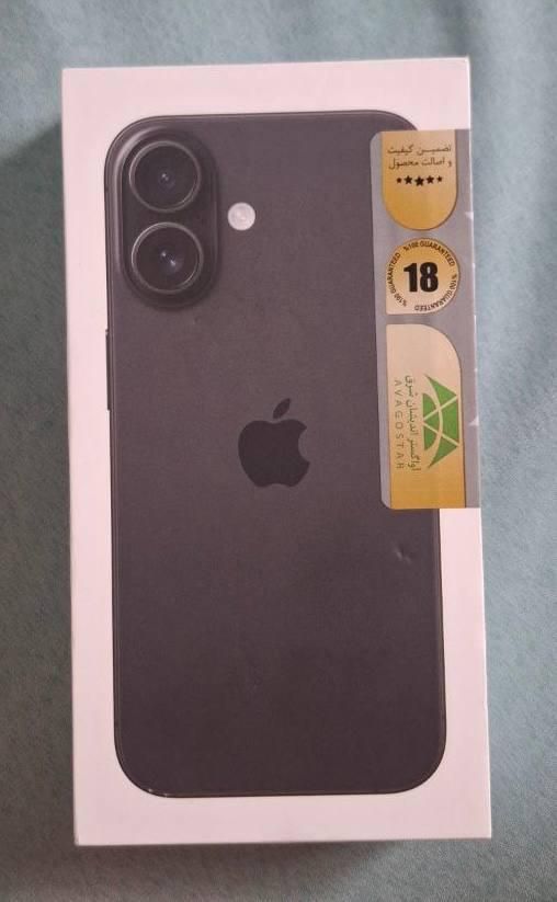 اپل iPhone 16 با حافظهٔ ۱۲۸ گیگابایت|موبایل|تهران, زعفرانیه|دیوار