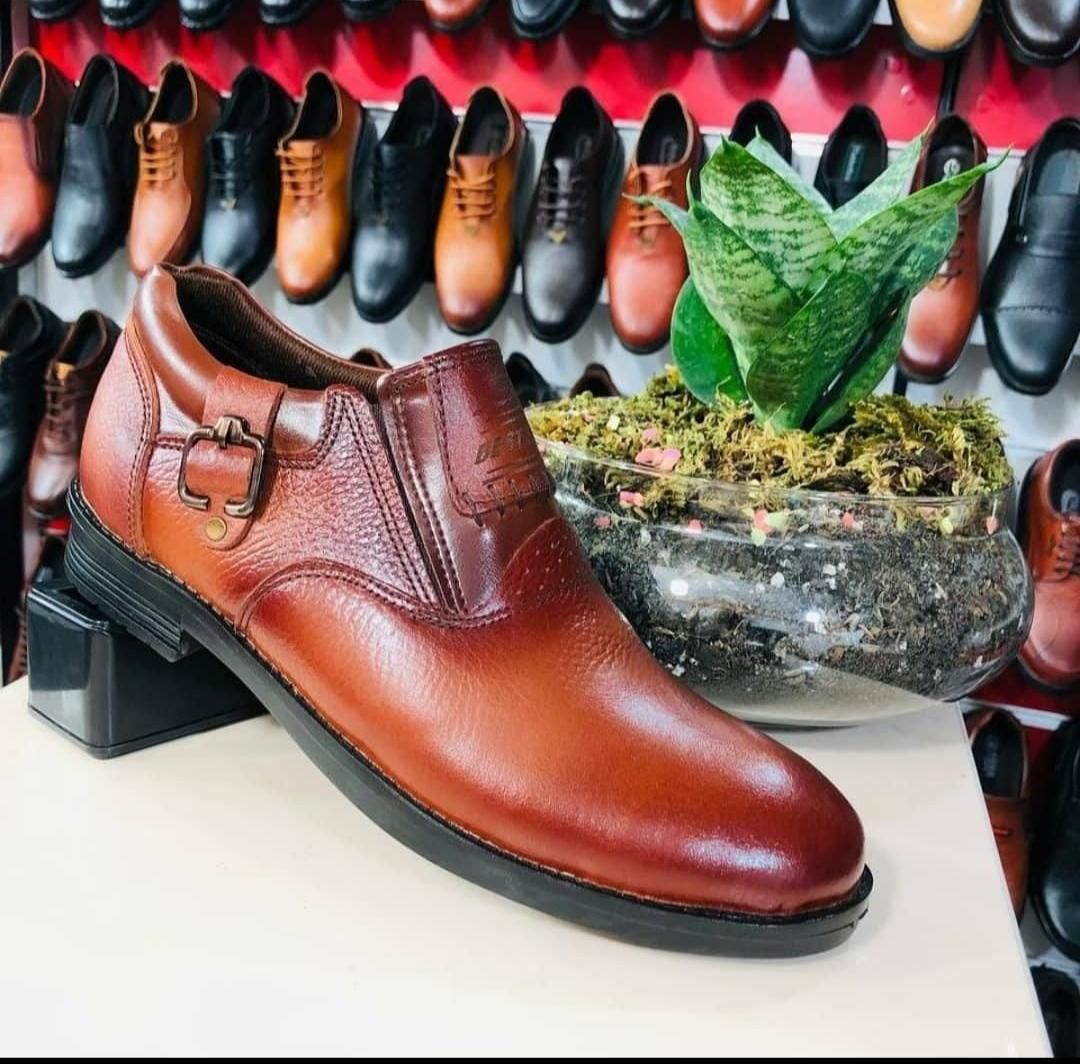 کفش مجلسی چرم طبیعی تبریز|کیف، کفش، کمربند|کرمانشاه, |دیوار